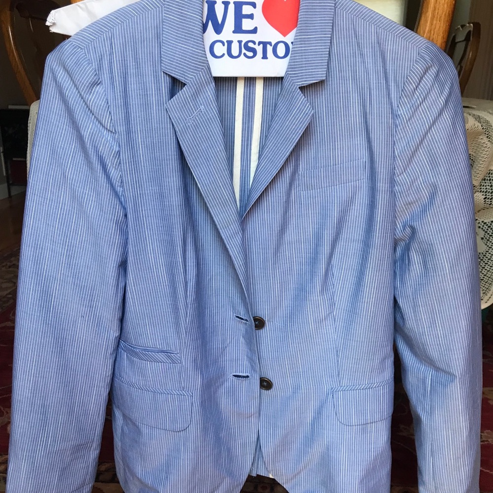 J Crew Striped Blazer